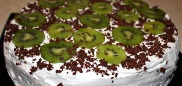Торт с киви