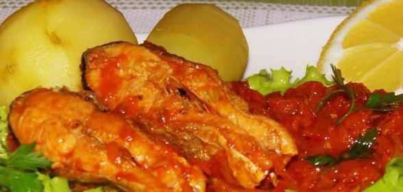 Рыба в маринаде в мультиварке