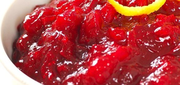 Клюквенный соус с грейпфрутом и мятой