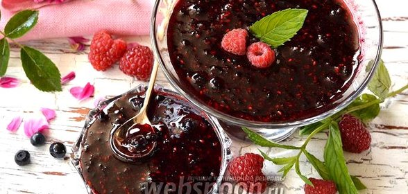 Варенье из черники и малины