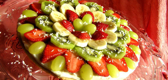 Творожно-фруктовая пицца