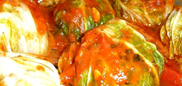 Голубцы с пекинской капустой для лентяев