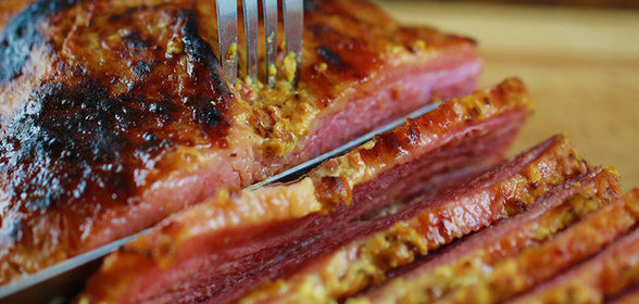 Говядина, обжаренная в горчице