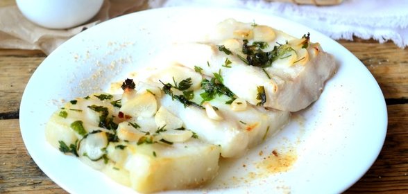 Рыбное филе под соусом