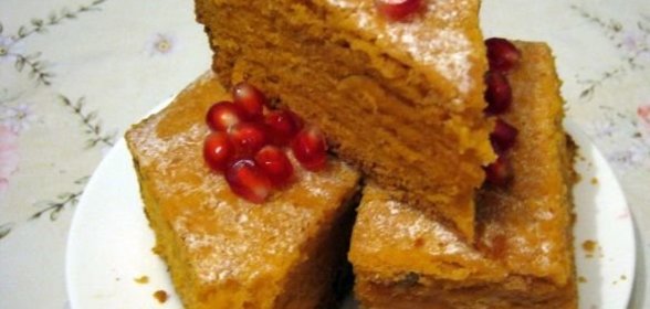 Морковный пирог вегетарианский