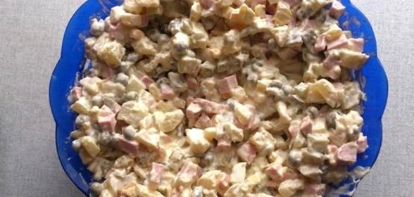 Салат Зелёный горошек