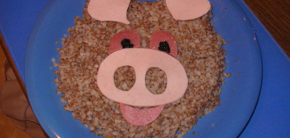 Гречневая Свинка (идея оформления гречки)