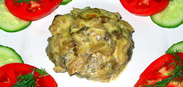 Котлеты в шапочках
