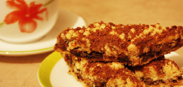 Пирожное «ИОШка» (Изюм, Орехи, Шоколад)