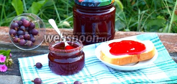 Джем из красного крыжовника