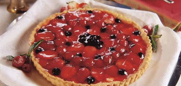 Летний песочный торт