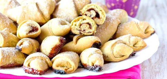Рогалики с джемом «Завертушки»