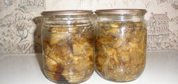 Синенькие баклажанчики на зиму