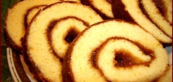 Рулет с начинкой за 5 минут