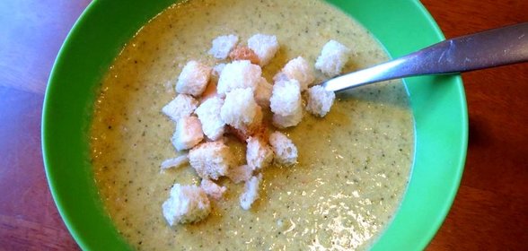 Пюре из тыквы и брокколи