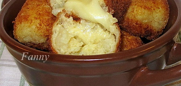 Картофельные крокеты с моцареллой - Crocchette di patate e mozzarella