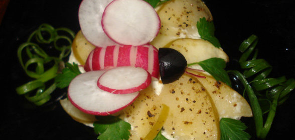 Рыба запеченная с яблоками