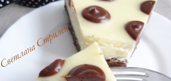 Чизкейк в горошек