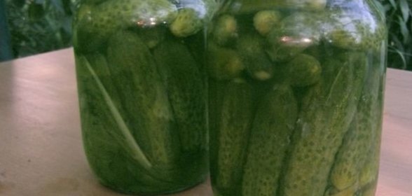 Огурцы консервированные