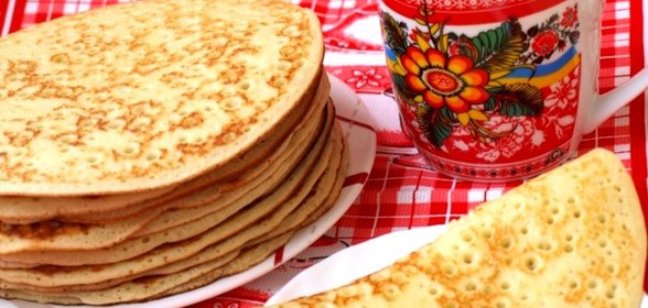 Блины на манке с дрожжами