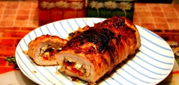 Мясной рулет в духовке