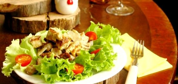 Баклажаны с шампиньонами