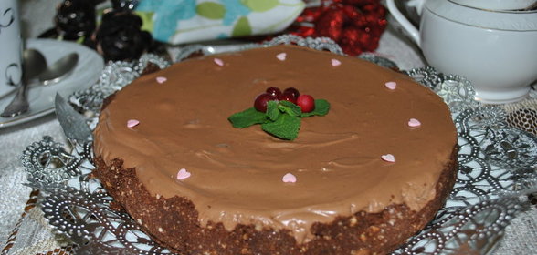 Очень шоколадный чизкейк к празднику