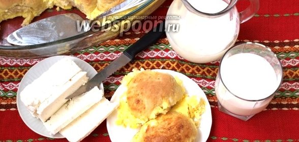Милинки — деревенские булочки в омлете