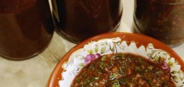 Соус ткемали из слив (на зиму)