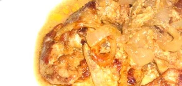 Свинина с дижонской горчицей запеченная в горшочках
