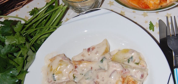 Bechamelkartoffeln -Картошка в соусе бешамель