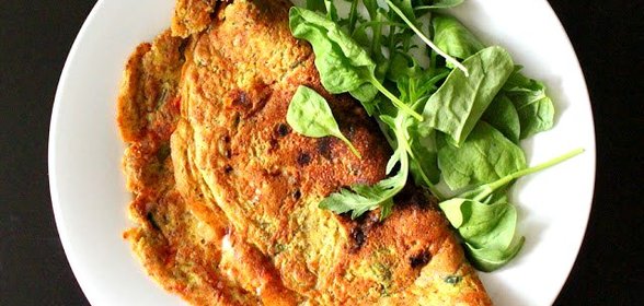 Нутовый омлет