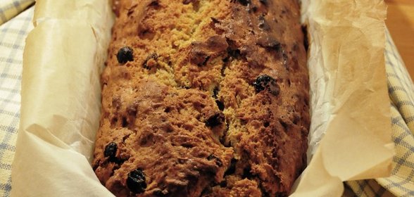 Невероятно яркий тыквенный хлебокекс :)