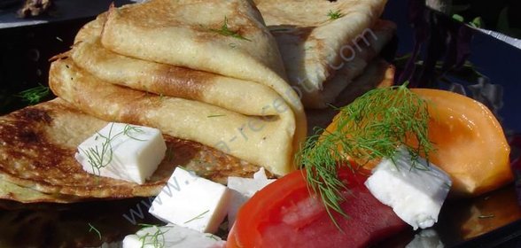 Вкусные блины из кабачков