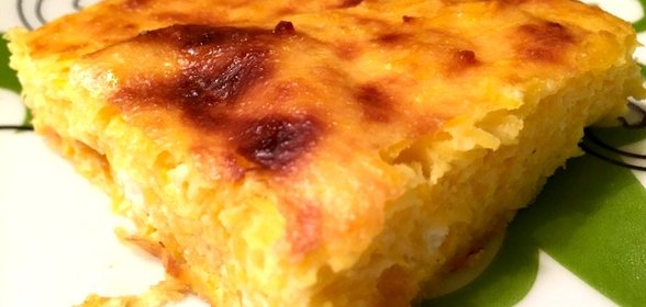 Творожно-тыквенная запеканка