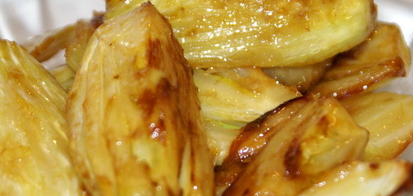 Фенхель в апельсиновой карамели