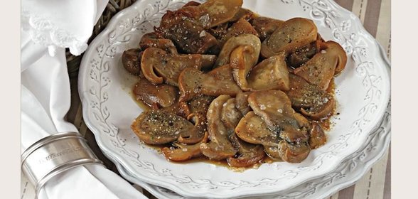 Жареные белые грибы