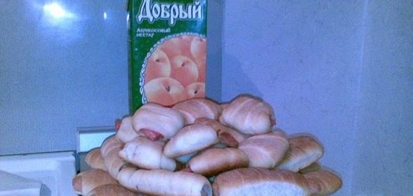 Рогалики с сосиской