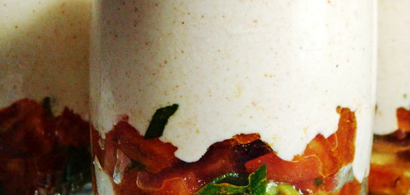 Томатная паннакотта