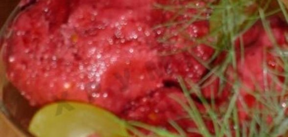Замороженный ягодный десерт
