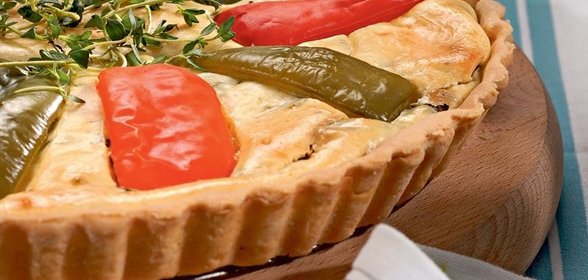 Закусочный торт с перцами