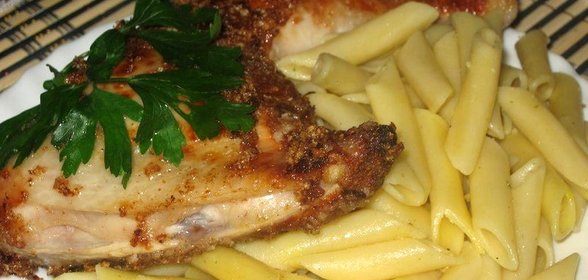 Куриные окорочка в панировке