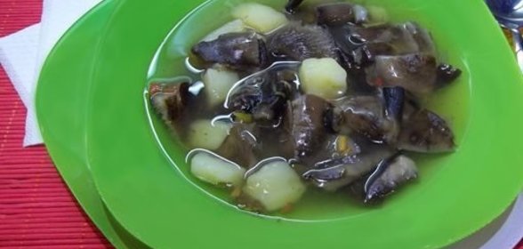 Суп из замороженных грибов