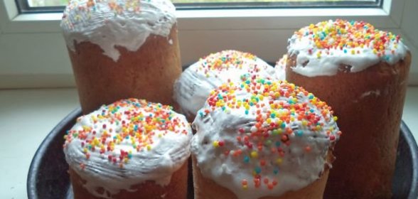 Кулич из жидкого теста (старинный рецепт)