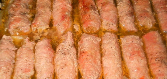 Мясные пальчики из свинины