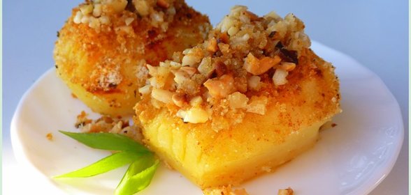 Картофель с чубчиком из духовки