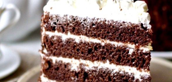 Сметанный шоколадный торт