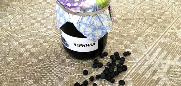 Варенье из черники пятиминутка