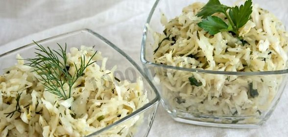 квашеная капуста с луком на зиму