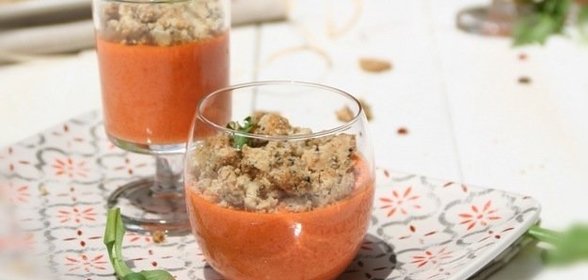 Панна котта со сладким перцем